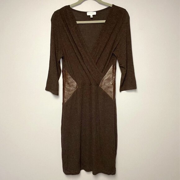 Dresses & Skirts - Macarena Lorca Imported Faux Wrap Dress w/ Faux Leather size US - Large